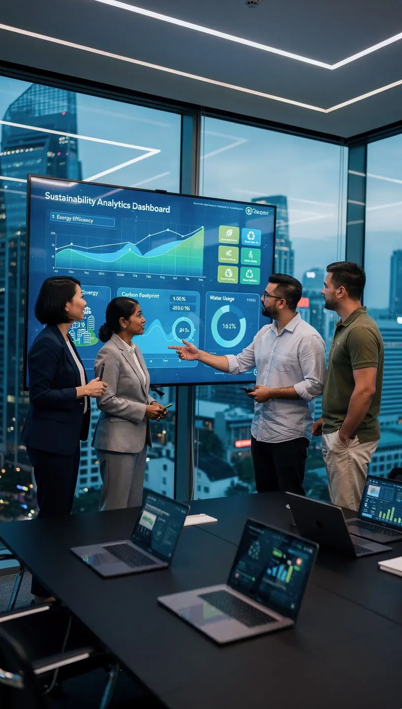 Modern office environment